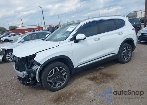 2023 Hyundai Santa Fe Hybrid Sel Premium from USA, damaged, VIN 5NMS3DA14PH002746